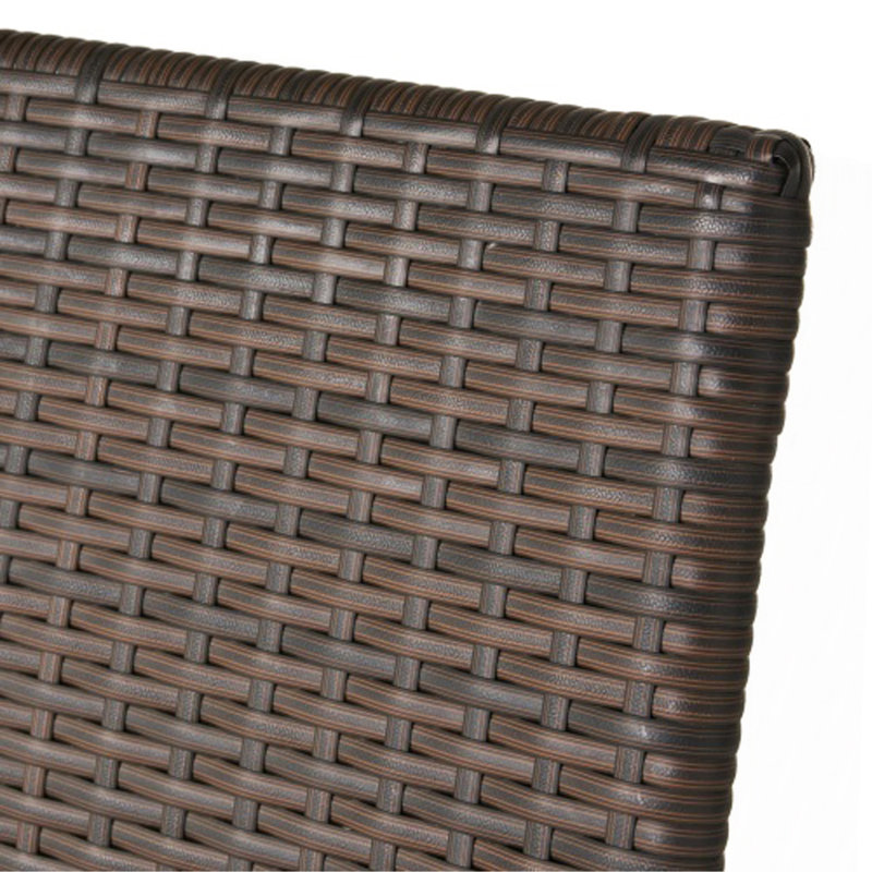 Chaises d'extérieur en osier, 56225,00CHRBRN KD, 4 pièces