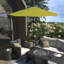 Parasol de patio en bronze 11 pieds avec manivelle en aluminium nervuré Sunbrella Ara-1548543200
