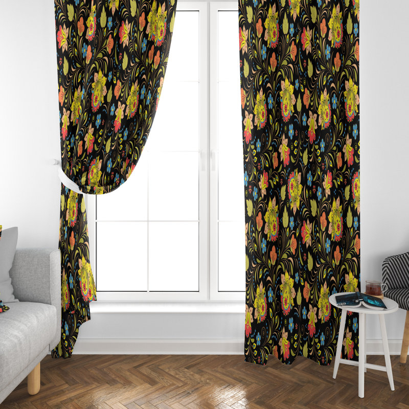 Rideau en polyester Karaman, L 40 po x L 52 po