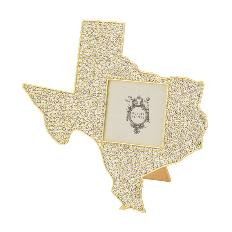 Crystal Texas Picture Frame