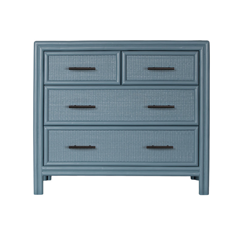 Aruba 4 - Drawer Nightstand, Regatta Blue