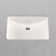 Proflo 16.13'' White Vitreous China Rectangular Bathroom Sink with Overflow