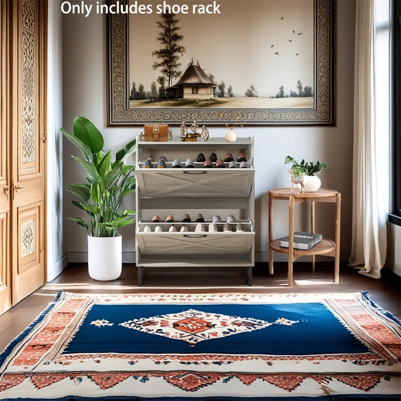 For Home, Entryway, Bedroom & Doorway，Shoe Rack, Beige