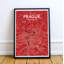 Prague City Map - Unframed Graphic Art Print on Paper-340171764-324258185