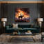 «Southwestern Cowboy Vintage Cowboy», affiche d'art sur toile brune 89-514904675