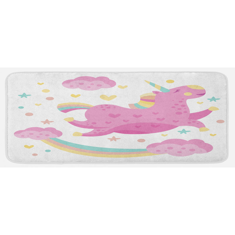 Tapis de cuisine licorne