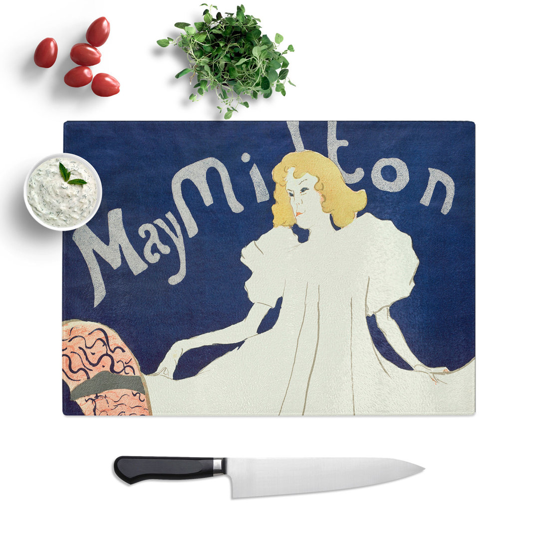 May Milton by Henri De Toulouse-Lautrec Chopping Board
