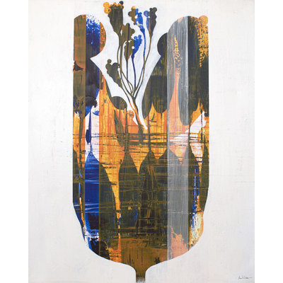 Alexander NikAnpour " Campanula " by Alexander NikAnpour Painting Print