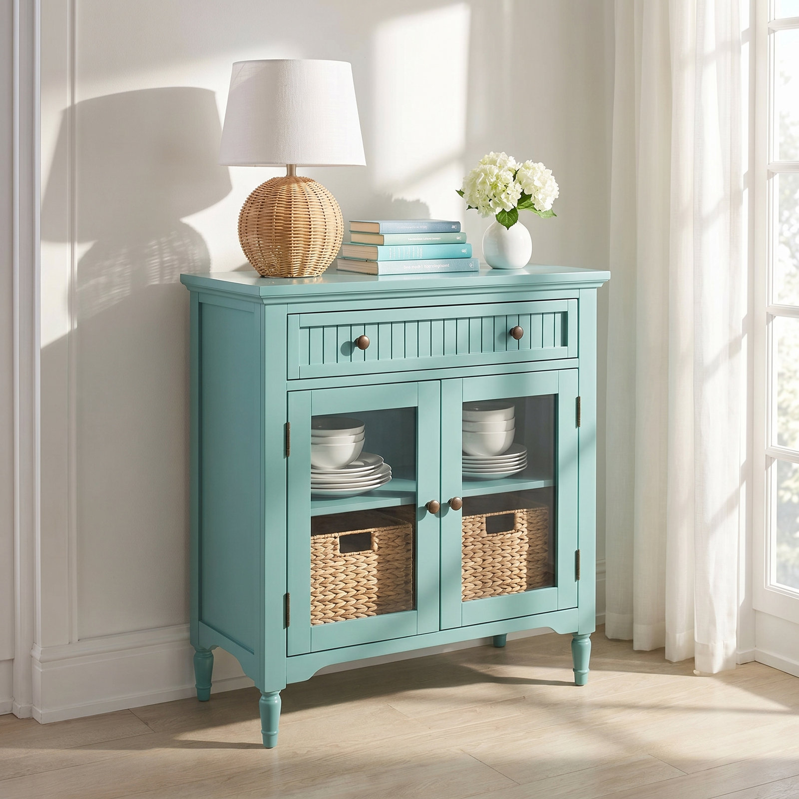 Pearce Accent Cabinet, Green