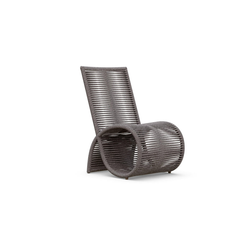 Wave Dining Chair, Matte Bronze/Morel