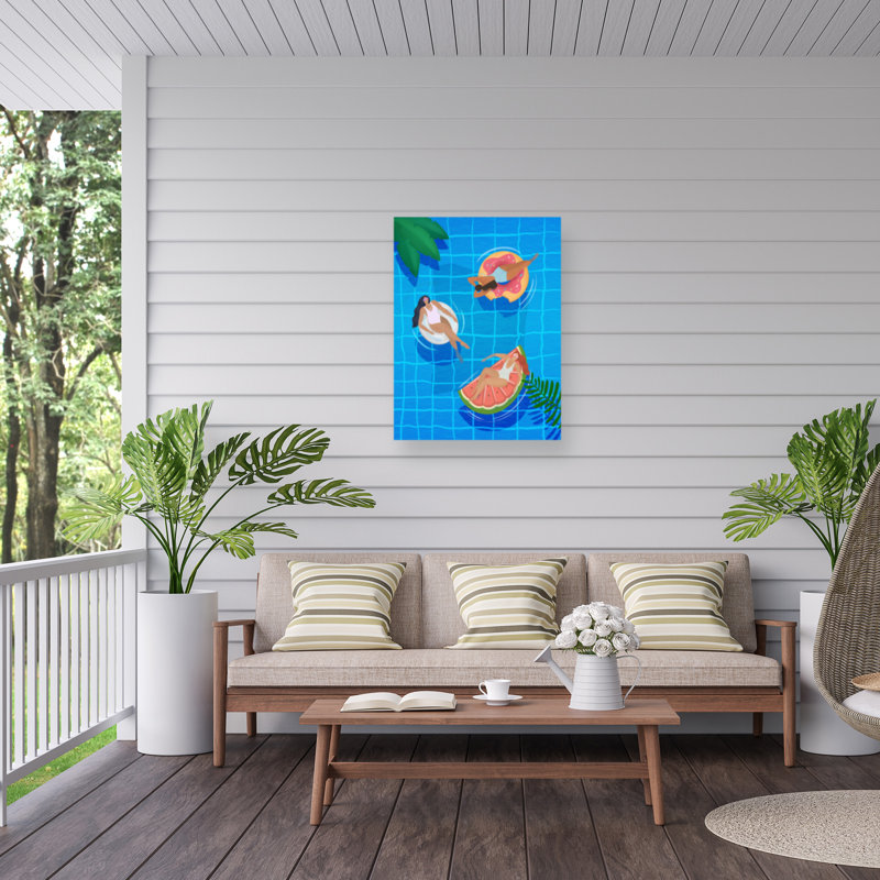 Rouleau bolologien sur toile, H 19 po x l 14 po