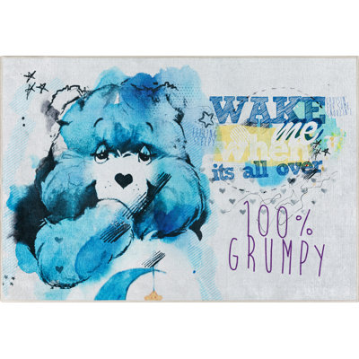 Care Bears Wake Me Up Blue Rug
