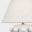 Linden 14" Cordless Table Lamp in Plaster White with Linen Shade