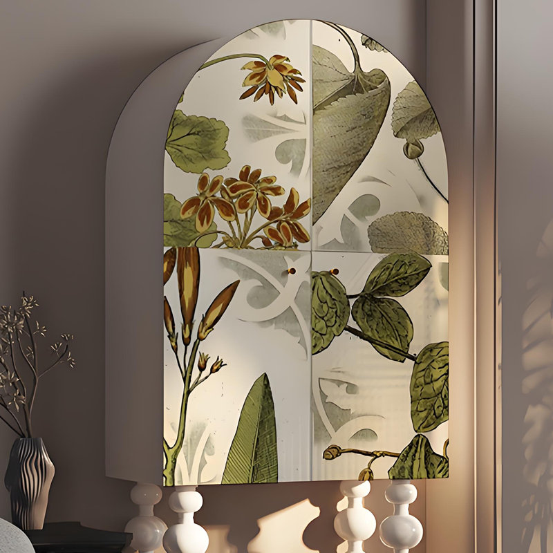 Armoire de rangement française en bois massif, Ivoire blanc