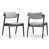 Black Washed Frame with Light Gray Seat selected