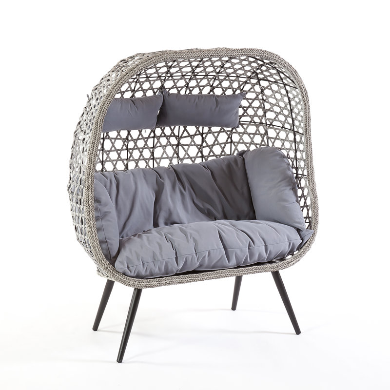 51.1'' Wide Straight Patio Daybed with Cushions