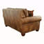 Causeuse de la collection Rustic Leather - construction de qualité supérieure, garniture cloutée - confort et style maximum