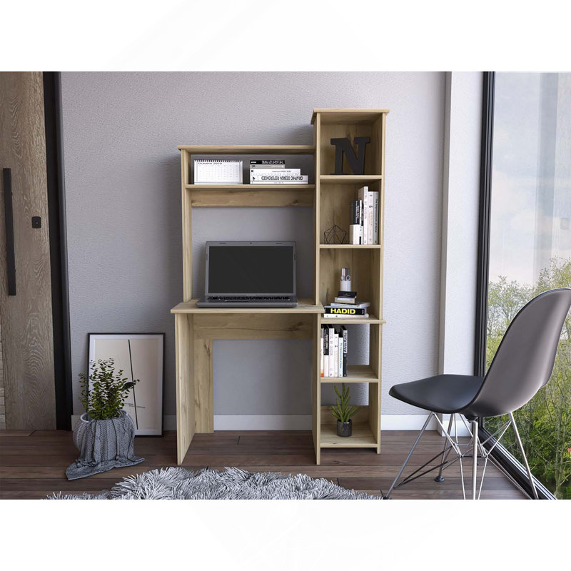 Bureau d'écriture Nashville, six tablettes, Beige