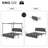 Artevious Upholstered Metal Canopy Storage Bed-234378577-234378580