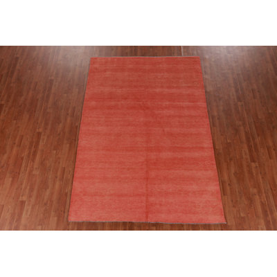 Tapis teint à la main corbeille Gabbeh 6 x 9
