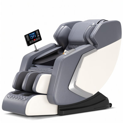 Fauteuil de massage Shiatsu avec zéro gravité, thermothérapie, massage à compression d'air corporelle complète, repose-pieds extensible, 5 modes automatiques, cadeau idéal