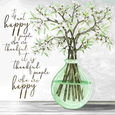 «Thankful People», impression sur toile tendue