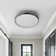 Deontee Modern Dimmable LED Flush Mount Ceiling Light with Remote Control