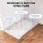 DeerValley 48 in L × 32 in W Zero Threshold Shower Base with 3 Removable Flanges, Reversible Drain Placement, SMC Shower Tray, Wheelchair Access, Non-Slip, Low Profile Shower Pan in White-123355052