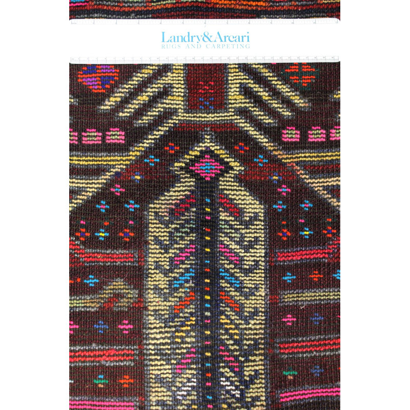 Herki One-of-a-Kind 3'2" X 10'4" 1960s Runner Area Rug in