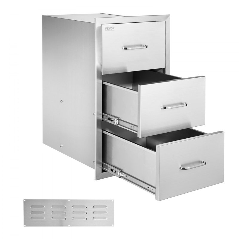 Tiroirs de cuisine pour l'extérieur, H 29 po x l 16,5 po x P 20,5 po