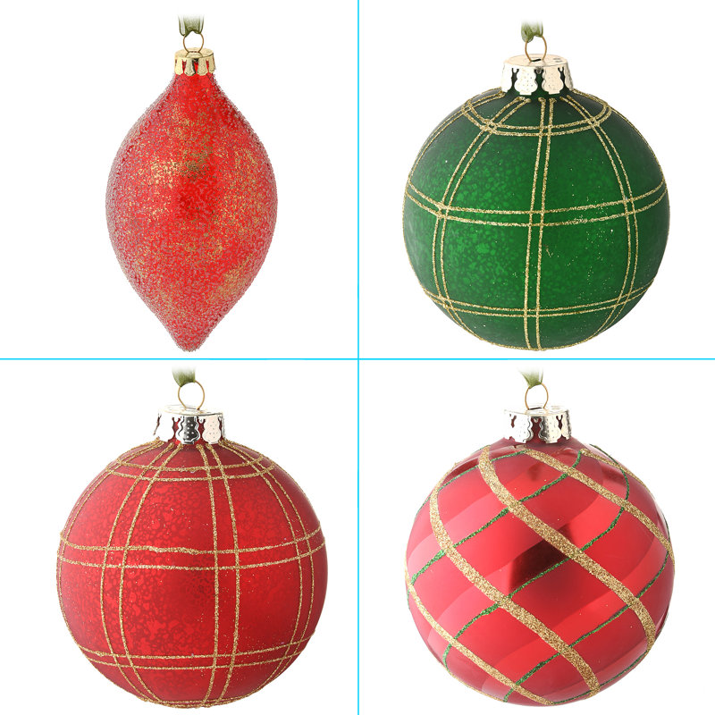 20-Piece Christmas Tree Ornament Set, Rural Homestead Collection