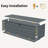 260 Gallon Metal Outdoor Deck Box Waterproof