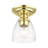 Gunnbjorn 1-Light 14.25" Semi Flush Mount-242081413
