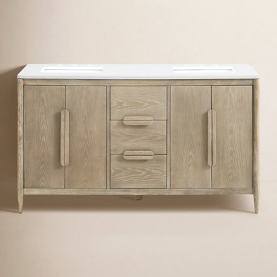 Elinor 60" Eucalyptus Double Bathroom Vanity