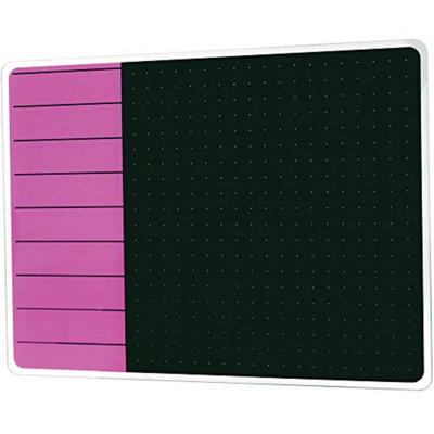 Tableau effaçable Floortex Viztex Glacier Plan & Grid