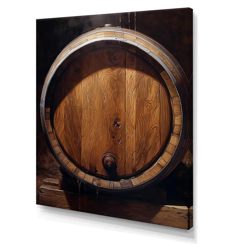 Barrels Breath sur impression sur toile, H 32 po x l 24 po x P 1 po, Toile tendue