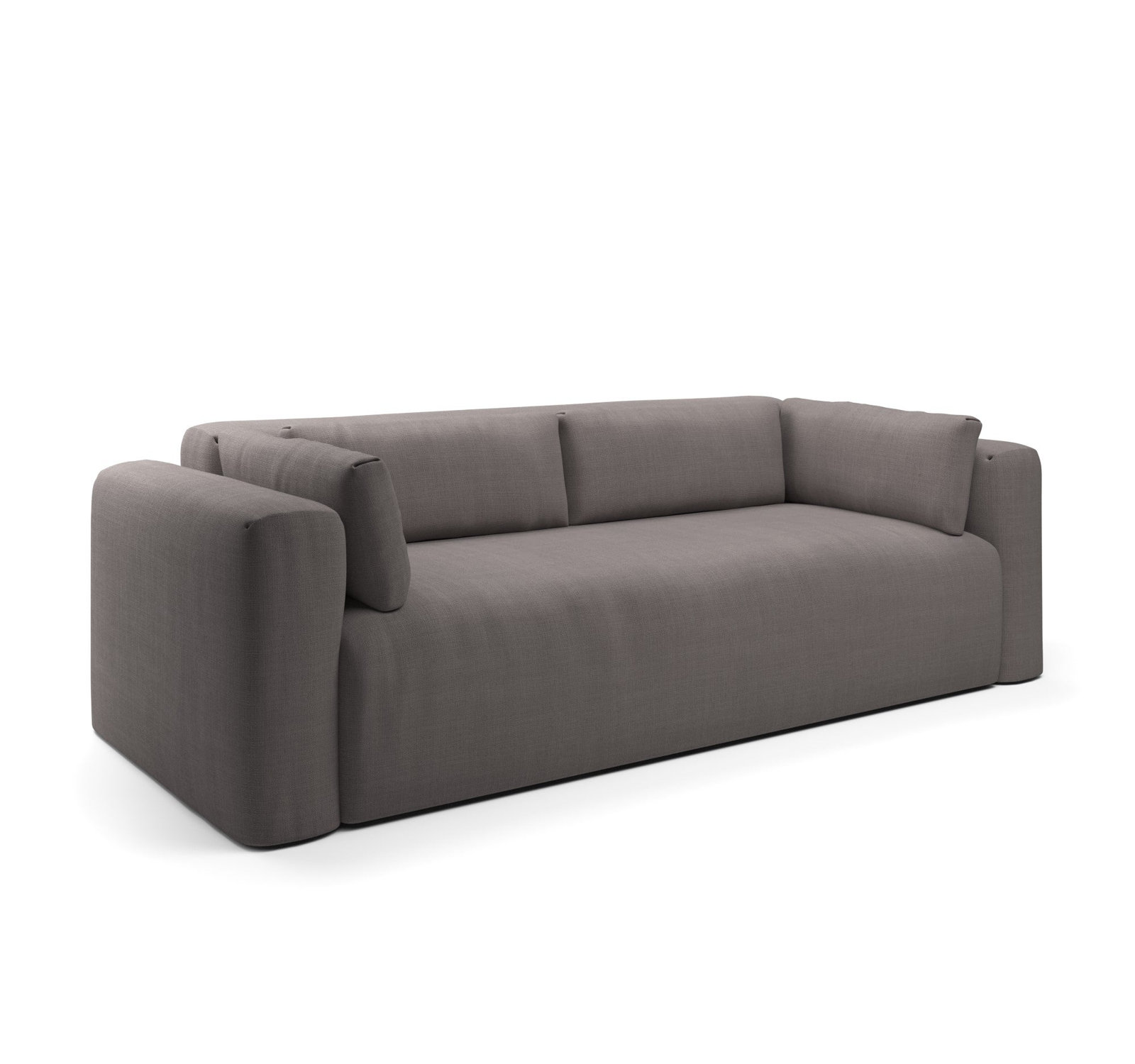 Freddie 98" Upholstered Sofa, Nevis Graphite