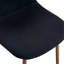 4 choix de salle à manger noirs: pieds en métal couleur noyer pour une collection de luxe 4 élégante et confortable: avec un haut de gamme