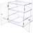 Diquon 3 Tier Clear Food Storage Container Breadbox