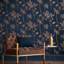 Floral Metallic Wallpaper Double Roll