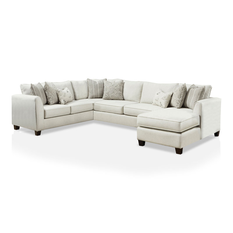 Upholstered U-Shaped Sectional Left Hand Facing