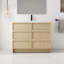 Meuble-lavabo sur pied moderne de 42 po autoportant (armoire seulement)