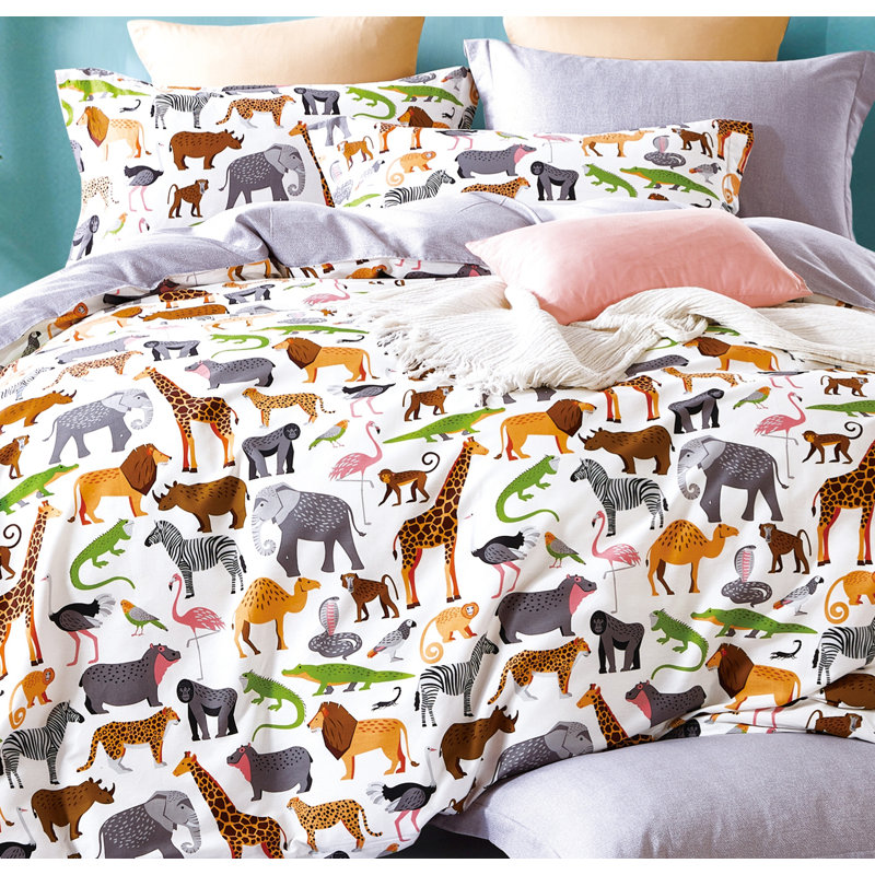 Ensemble d'édredon 100% coton , Double / grand