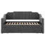 Lit de jour simple tapissier gris anthracite Pressley