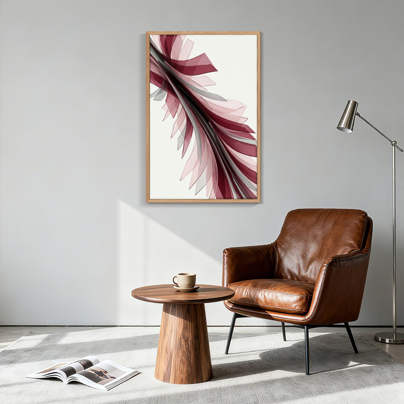 "Abstract Flow", reproduction d'art sur toile, ensemble de 1, H 36 po x l 24 po, Naturel