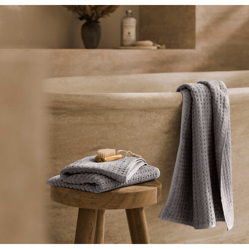 Turkish Waffle Waffle Hand Towel Set, Shore