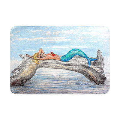 Tapis de bain Mermaid on Log