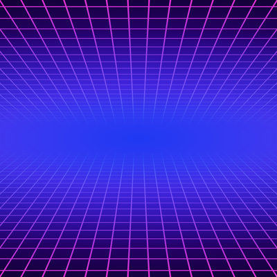 " Wave Retro Grid " by Kolonko