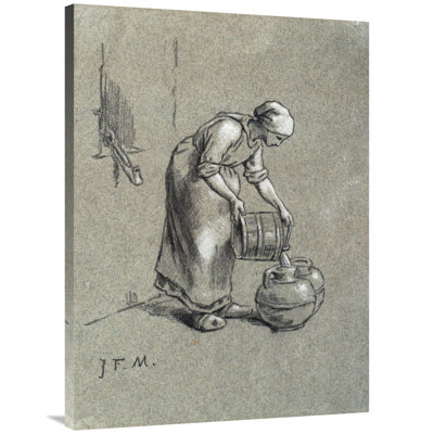 " Woman At A Well " by Jean-Francois Millet