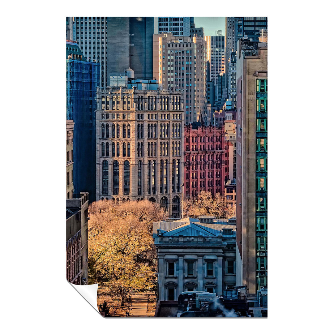 Panther Print Fine Art Prints Colors Of City Life Manhattan Buildings Artistic Unframed Poster, Pictures For Home Walls, Bedroom, Living Room & Bathro